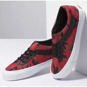 Vans Women's Sz 7.5 Men's Sz 6 Bold Ni No‎ Limit Camo Racing Red/True White NWOB